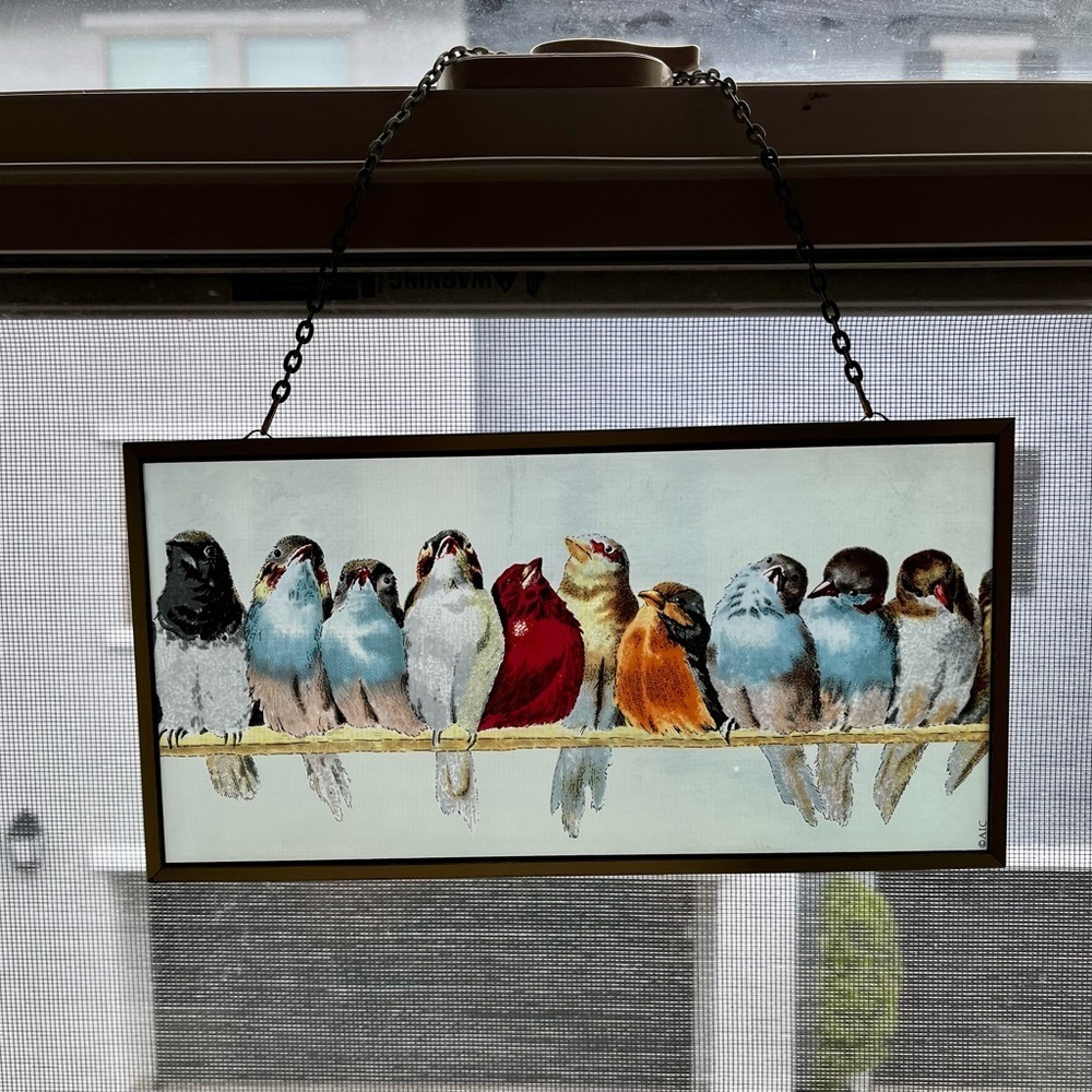 Colorful Bird Window Hanging - Picture 2 of 9